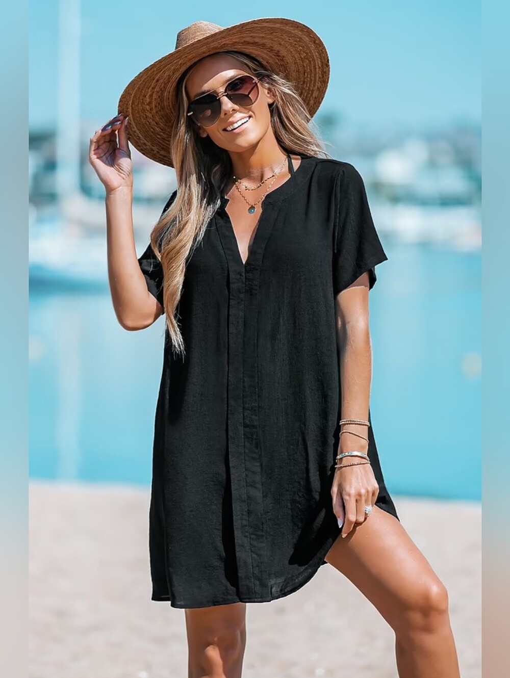 Mini Cover-Up T-Shirt Dress 💥 BRAND NEW 💥 CUPSHE SIZE SMALL